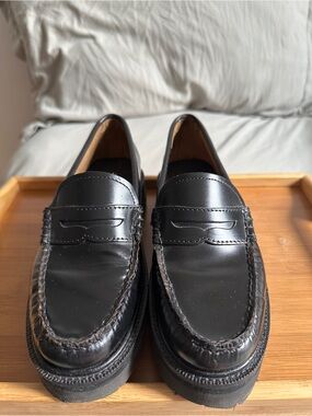GH Bass platform loafers